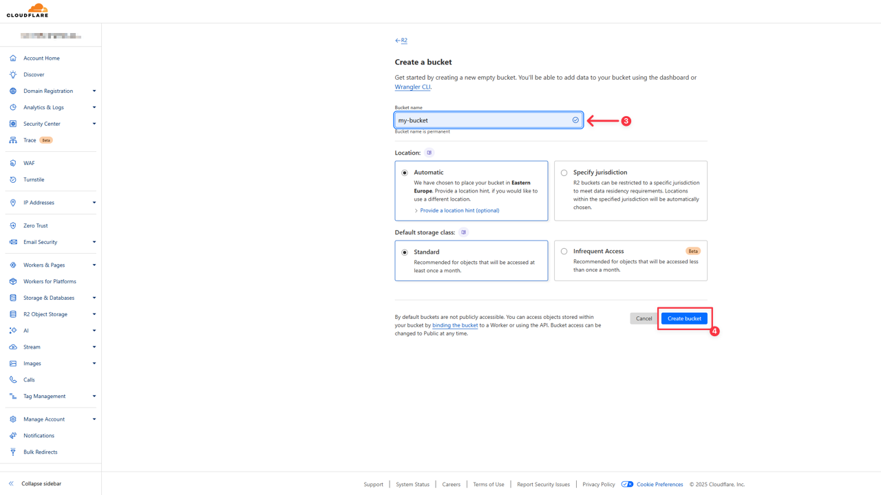 Testomatio - Set bucket name